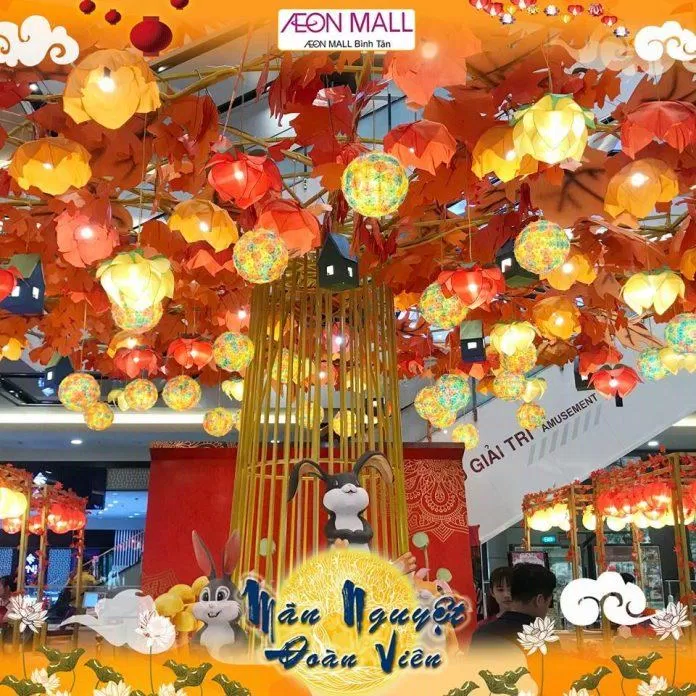 Aeon Mall Bình Tân trang hoàng cho lễ hội Trung Thu (Nguồn: Internet)