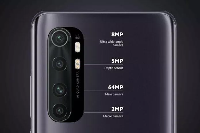 Hệ thống camera của Xiaomi Mi Note 10 Lite
