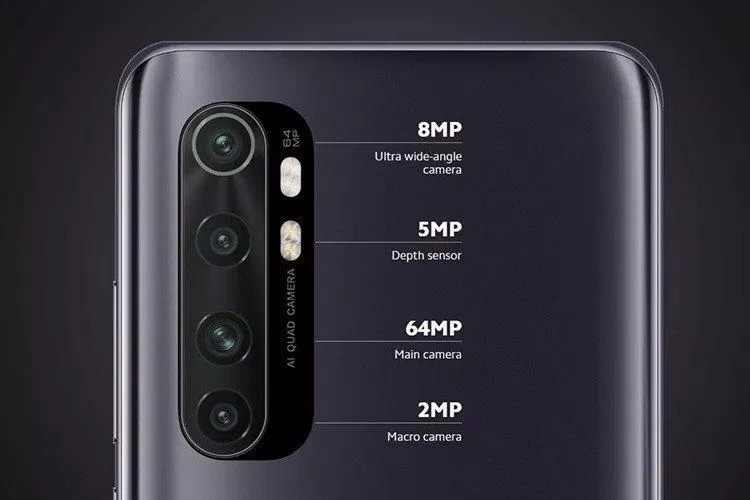 Hệ thống camera của Xiaomi Mi Note 10 Lite