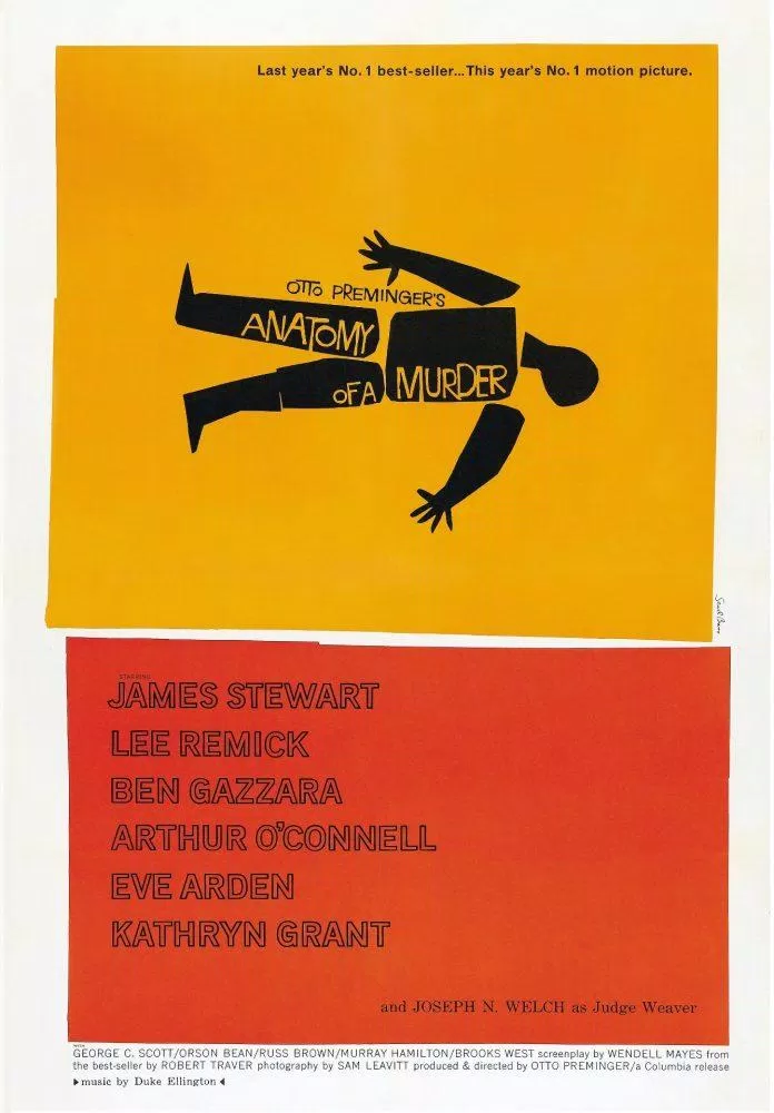 Poster phim Anatomy of A Murder (ảnh: Internet) Poster phim Anatomy of A Murder (ảnh: Internet)