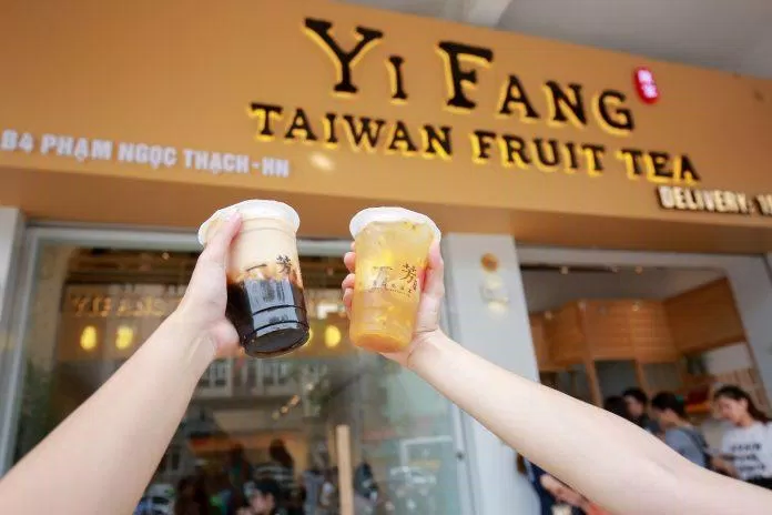 Thương hiệu trà sữa Đài Loan Yifang. Nguồn: Internet