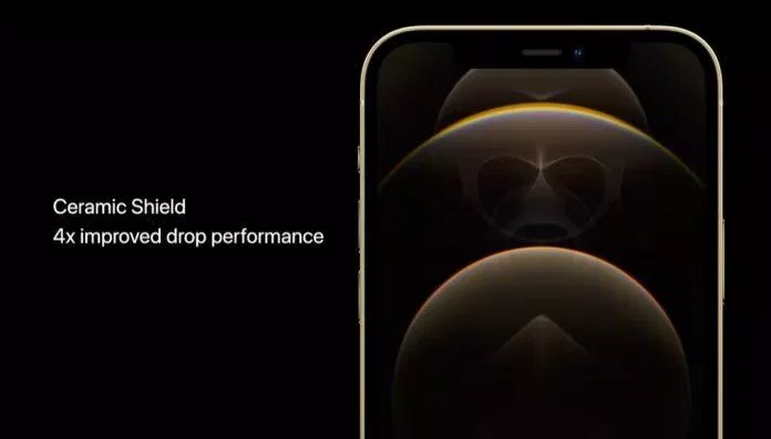 Lớp Ceramic Shield giúp iPhone 12 Pro Max thêm bền bỉ và cứng cáp hơn. (Nguồn: Internet)