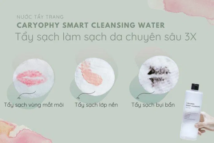 Nước tẩy trang Caryophy làm sạch sâu và làm dịu da tốt, phù hợp cho da dầu mụn, da nhạy cảm. (Nguồn: Internet)