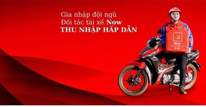 Now.vn đang tuyển dụng đội ngũ shipper trên 16 địa bàn hoạt động với thu nhập hấp dẫn. (Ảnh: Internet)