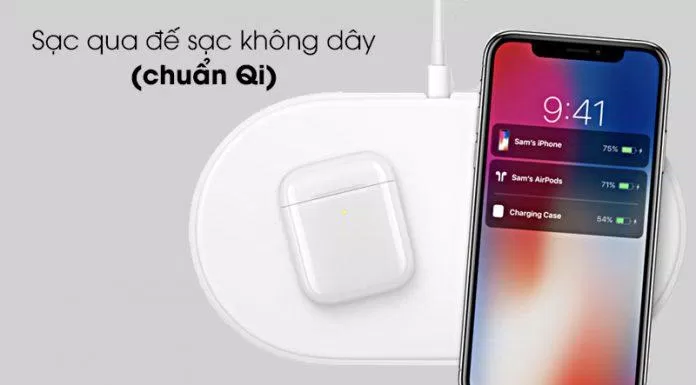 Sạc qua công không day Qi