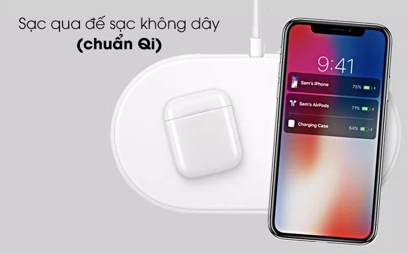 Sạc qua công không day Qi