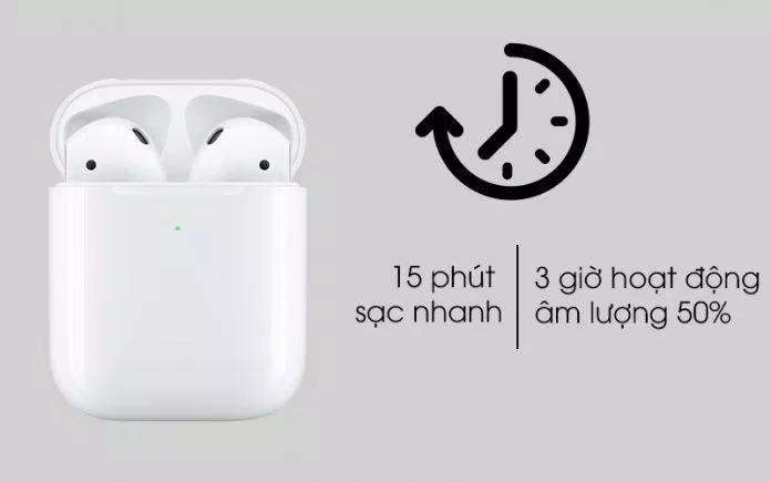 169 Review tai nghe Apple Airpods 2: Có nên nâng cấp hay không? mới nhất 24 Sạc nhanh trên AirPods 2