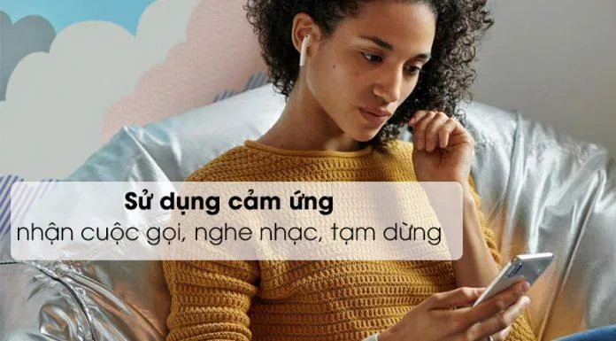 Điều khiển cảm ứng ở AirPods 2