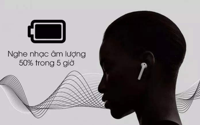 169 Review tai nghe Apple Airpods 2: Có nên nâng cấp hay không? mới nhất 16 Thời lượng pin của AirPods 2 khi được sạc đầy