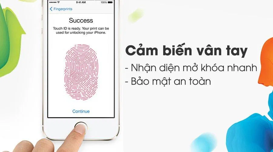 Mở khóa vân tay của iPhone 5S