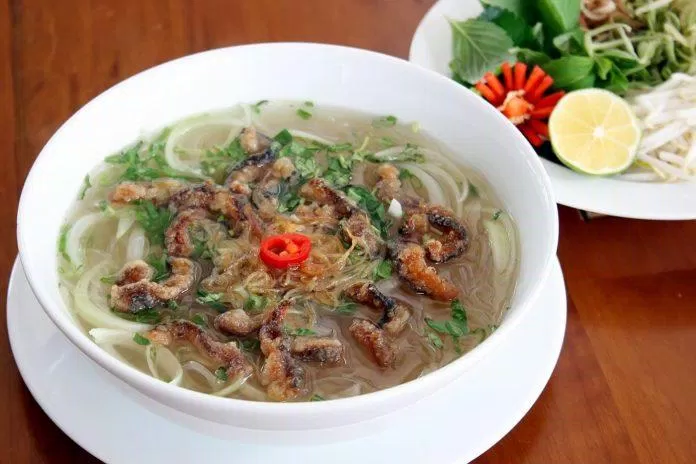 Miến lươn Bà Phấn. (Nguồn: Internet)