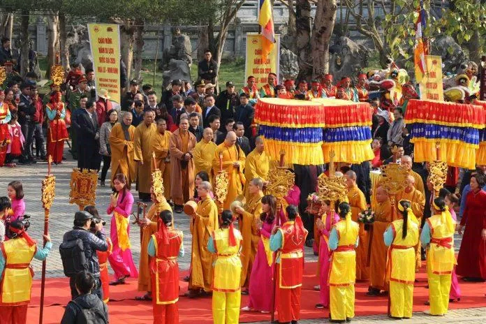 Lễ hội chùa Bái Đính Ninh Bình. (Nguồn: Internet)