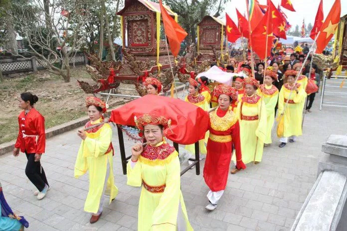 Lễ hội đền Thái Vi Ninh Bình. (Nguồn: Internet)