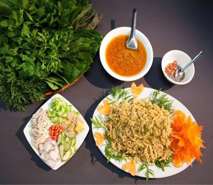 Gỏi cá nhệch Ninh Bình. (Nguồn: Internet)