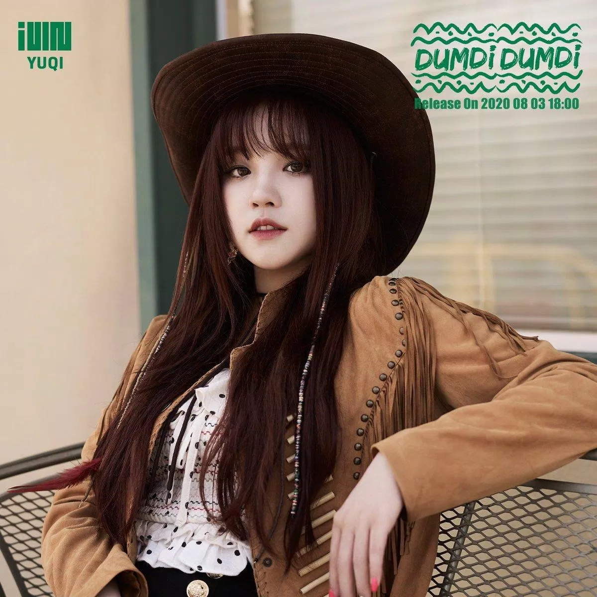 Yuqi trong trang phục cowboy đầy cá tính (ảnh: internet) Yuqi trong trang phục cowboy đầy cá tính (ảnh: internet)
