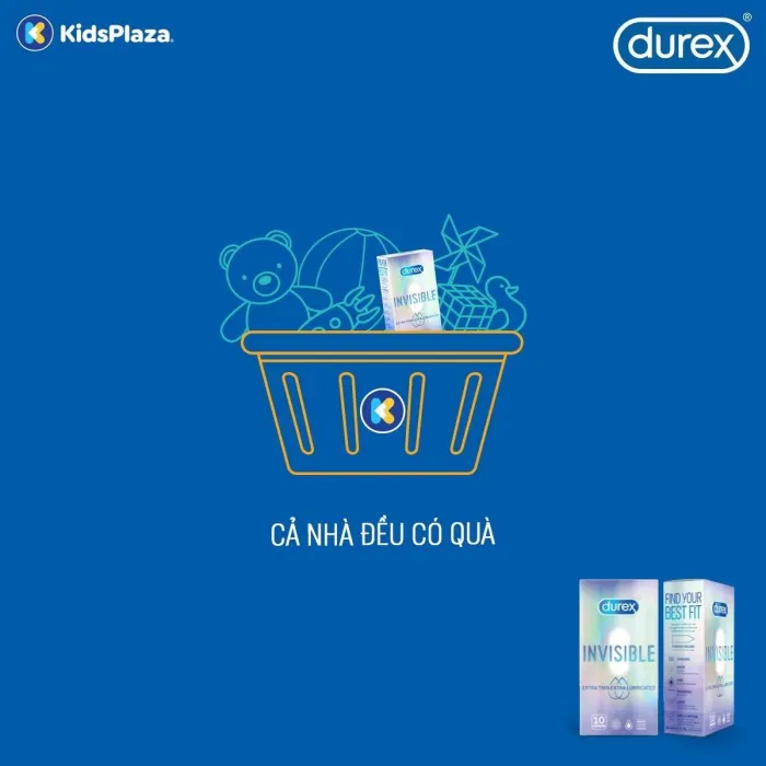 Khi Durex kết hợp với KidsPlaza. (Ảnh: Internet)