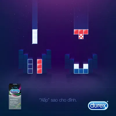 Khi "xếp hình" trở thành một động từ đa nghĩa, Durex còn nâng nó lên một tầm cao nghệ thuật hơn. (Ảnh: Internet)