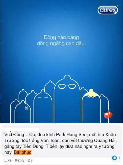 Hãy cùng xem độ tinh tế của Durex content đây. (Ảnh: Internet)