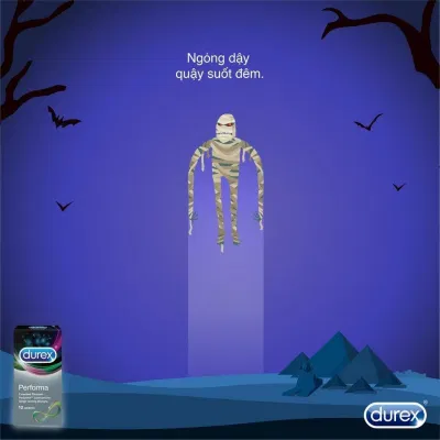 Durex content cho mùa Halloween sắp tới. (Ảnh: Internet)