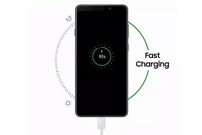 Sạc pin ở Samsung Galaxy A9