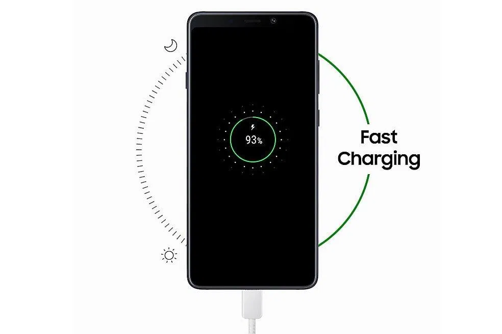 Sạc pin ở Samsung Galaxy A9