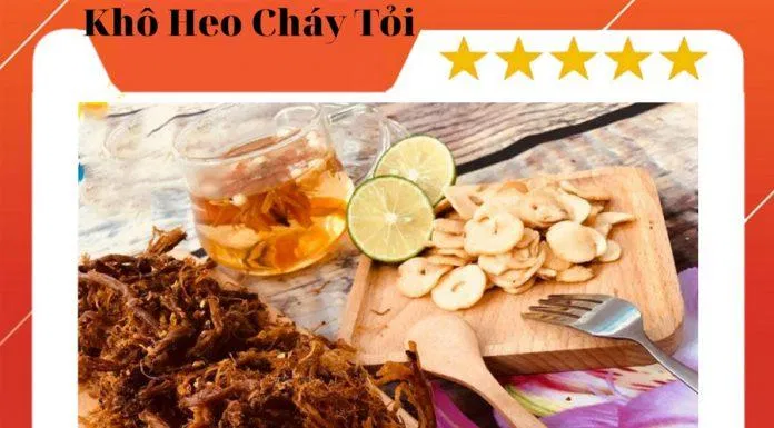 Khô heo cháy tỏi có nhiều giá trị dinh dưỡng (Nguồn: Internet)