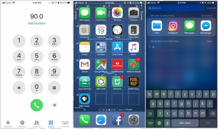 Giao diện IOS 11