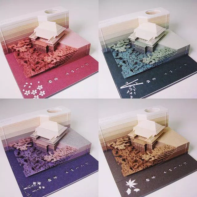 Bạn thích hình ảnh đền Kiyomizudera của Kyoto nhưng không thích màu hồng, còn có rất nhiều màu cho bạn lựa chọn. (Ảnh: Internet)