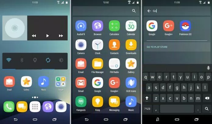 Giao diện của Grace UX