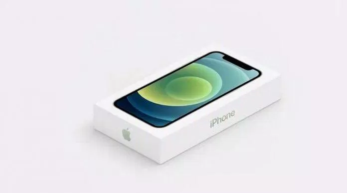 Hộp của Iphone 12 mỏng và gọn hơn thế hệ trước rất nhiều. (Nguồn: Internet)