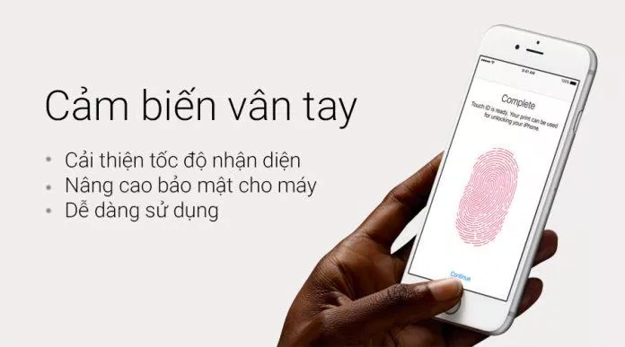 Vân tay của iPhone 6s