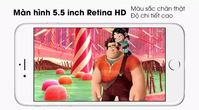 Màn hình của iPhone 6 Plus