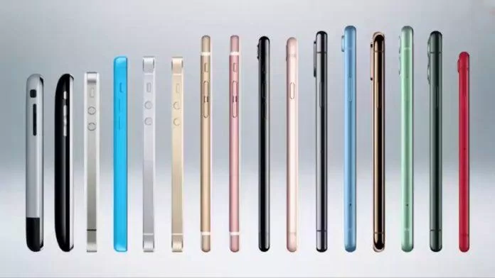 Lịch sử "tiến hóa" của Iphone qua các năm từ 2007 đến 2019. (Nguồn: Internet)