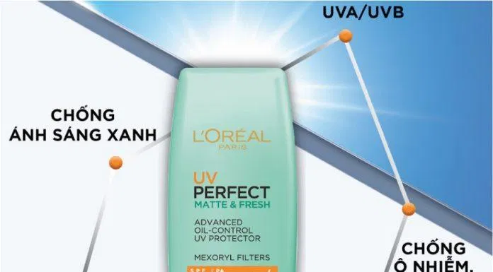 Review kem chống nắng LOreal Paris UV Perfect SPF50+ PA++++: Lựa chọn hàng đầu cho mọi làn da Ascorbyl Glucoside Avobenzone Bảo vệ bảo vệ da bảo vệ da khỏi bức xạ tia UV chống nắng công dụng dưỡng ẩm Ensulizole Ethylhexyl Salicylate glycerin hyaluronic acid kaolin kem chống nắng kem chống nắng l oreal kem chống nắng L Oreal Paris UV Perfect kiềm dầu L Oreal Paris UV Perfect L Oreal Paris UV Perfect BB Max L Oreal Paris UV Perfect Instant White L Oreal Paris UV Perfect Matte Fresh LOréal Paris làm sáng da làn da Mexoryl SX Mexoryl XL nâng tone Octinoxate Octorylene review kem chống nắng review mỹ phẩm sản phẩm Silica thiết kế thương hiệu Tinosorb M Tinosorb S Titanium Dioxide Tocopherol Uvinul A Plus Uvinul T 150 Việt Nam