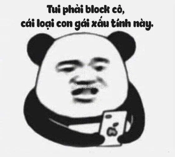 Tôi phải block cô, loại con gái xấu tính. (Ảnh: Internet)