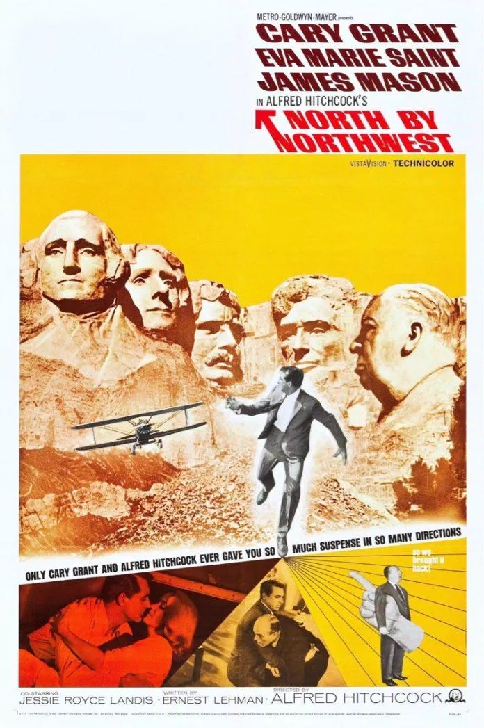 Poster phim North by Northwest (ảnh: Internet) Poster phim North by Northwest (ảnh: Internet)