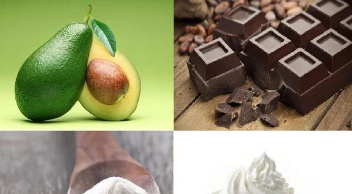 Nguyên liệu để làm bánh mousse hình quả bơ (Nguồn: Internet)