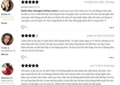 Review Toner Kiehls Blue Astringent Herbal Lotion kiểm soát dầu, làm sạch sâu cho da dầu và da mụn 98 chiết xuất lô hội Aloe Barbadensis Leaf Extract (chiết xuất lá lô hội) Camphor chiết xuất cây phỉ công dụng da dầu da mụn giảm bài tiết bã nhờn Kiehls kiềm dầu kiểm soát dầu làm sạch làm sạch sâu long não Menthol Quynh Anh Shyn review toner kiehl s sản phẩm SODIUM PCA thông tin thương hiệu tinh dầu bạc hà toner kiehl s Toner Kiehl s Blue Astringent Herbal Lotion Witch Hazel Leaf Water