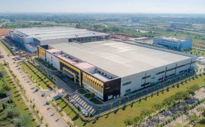 Nhà máy sản xuất thiết bị điện tử thông minh Vinsmart tại Khu công nghệ cao Hòa Lạc, Thạch Thất, Hà Nội. (Nguồn: Internet)