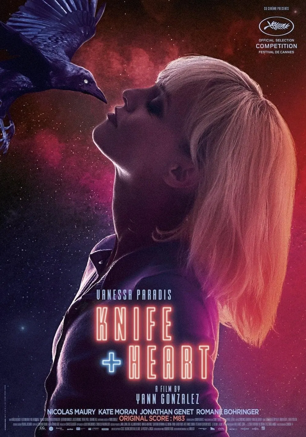 Poster phim Knife + Heart. (Ảnh: Internet)