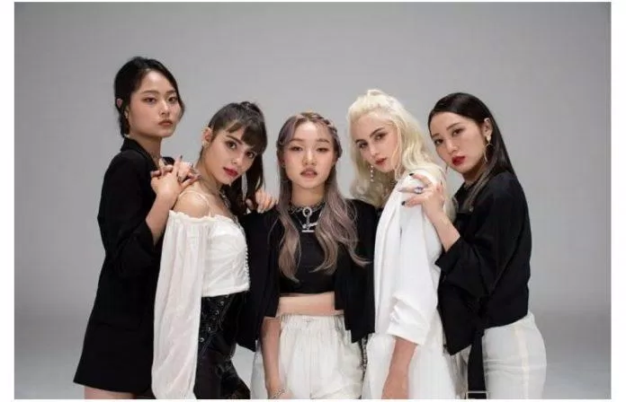 PRISMA bao gồm các thành viên Gyeongmin, Eunbyeol, Sally, Nia và Miriam (ảnh: internet)