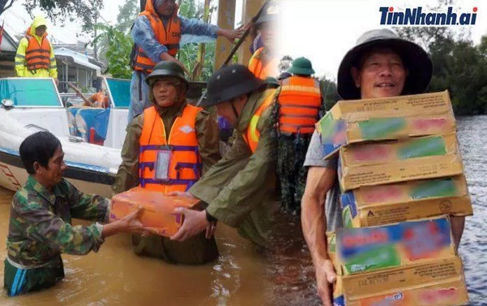 Có hay không nên tặng mỳ tôm cho miền Trung? (Nguồn: Internet)