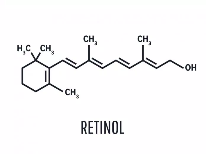 Công thức hóa học của Retinol (Nguồn: Internet)