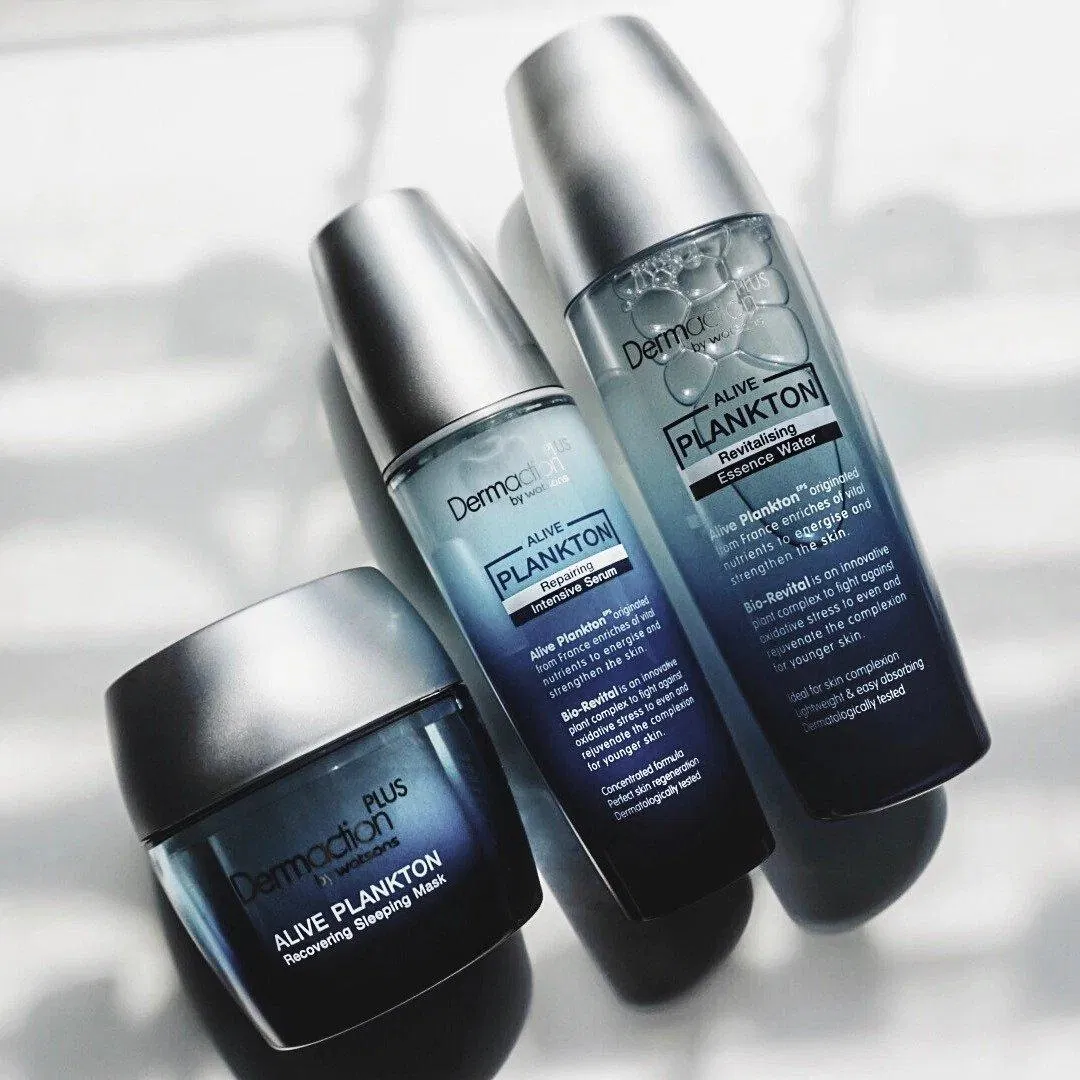 Serum Phục Hồi Dermaction Plus By Watsons Alive Plankton có khả năng tinh chỉnh và củng cố làn da (Nguồn: Internet).