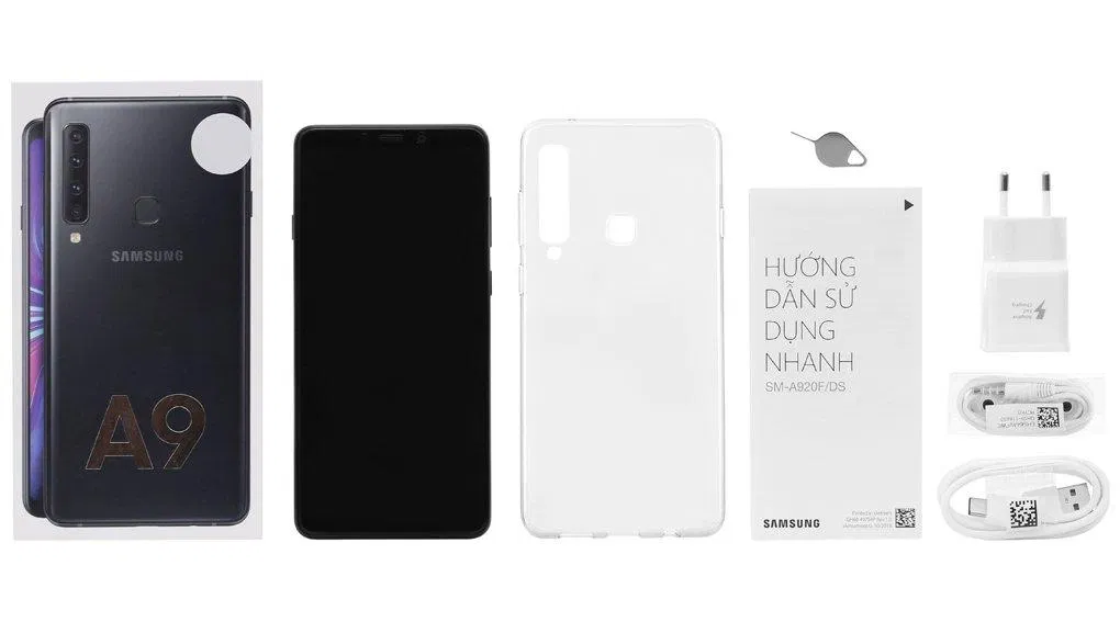 Bên trong hộp Samsung Galaxy A9