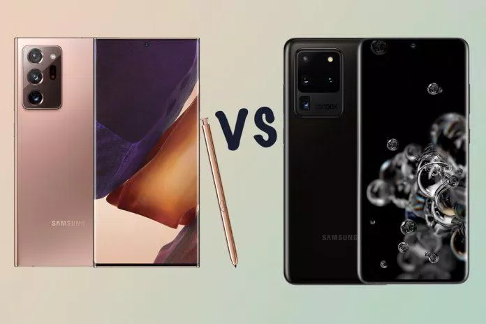 Galaxy Note 20 Ultra vs Galaxy S20 Ultra. (Nguồn: Internet)