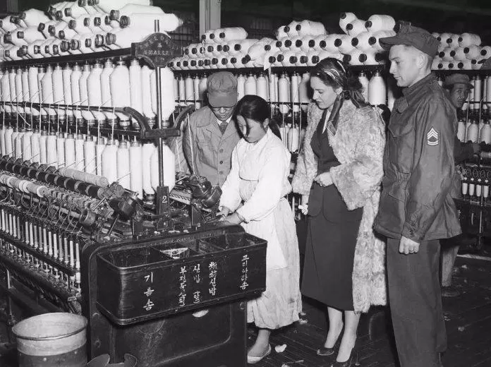 Nhà máy sản xuất len sợi lớn nhất thời đó của Samsung. (Nguồn: Internet)