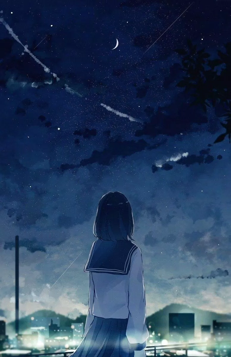 Cô gái nhỏ bé giữa bầu trời sao (Nguồn: Internet)