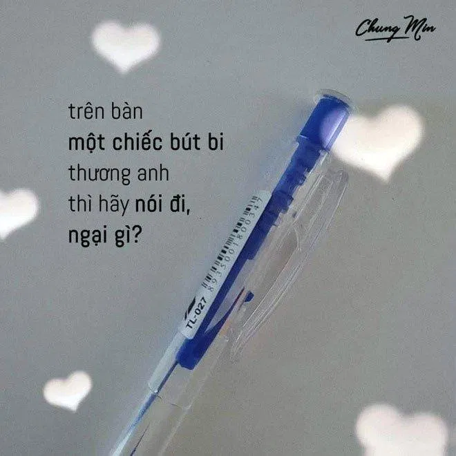 Thả thính bằng bút bi? (Ảnh: Internet)