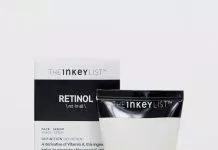 The INKEY List Retinol Serum có bao bì đơn giản nhưng sang trọng với tông màu chủ đạo đen trắng (Ảnh Internet)